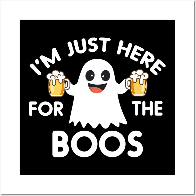 I'm Just Here For The Boos Wall Art by zerouss